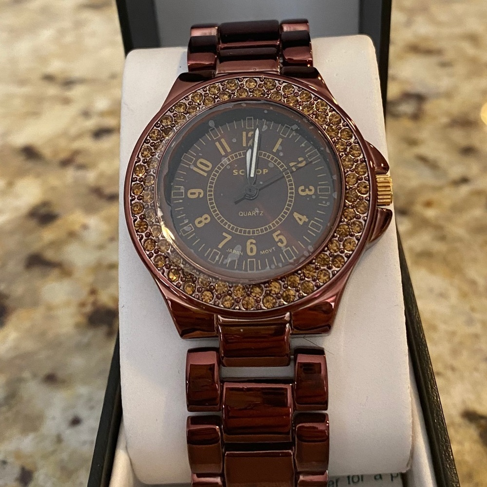 NEW SCOOP CHOCOLATE WATCH WITH LIFETIME WARRANTY
